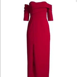 Aidan Mattox red dress